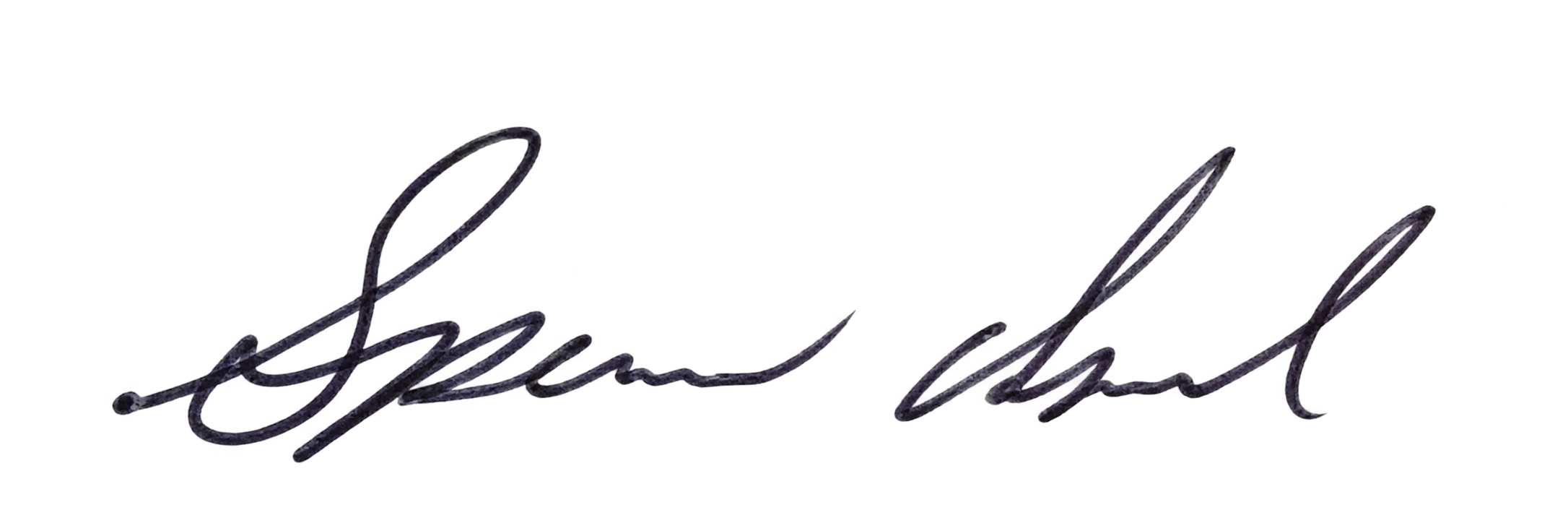 Spencer Israel’s handwritten signature